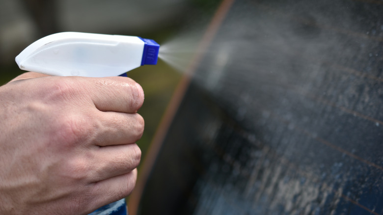 person sprøyteblanding